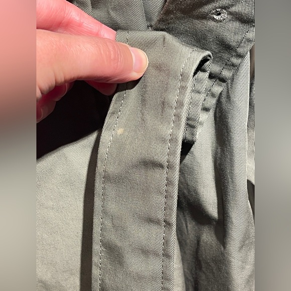 Mango MNG Polana Olive Green Belted Trench Coat *Minor Defects* - Picture 11 of 16